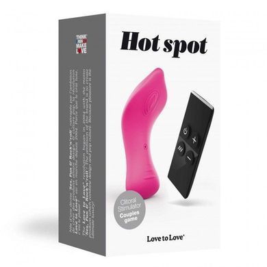 Стимулятор клітора і ерогенних зон Love To Love HOT SPOT з пультом ДК, рожевий