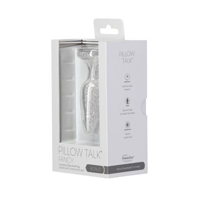 Скляна анальна пробка Pillow Talk – Fancy - Luxurious Glass Anal Plug