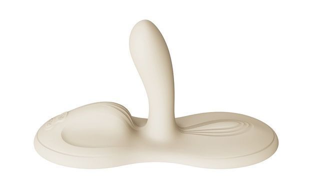 Sit-on-top смарт-вібратор Zalo &ndash; Flora Smart Vibrating Pad Ivory White, білий
