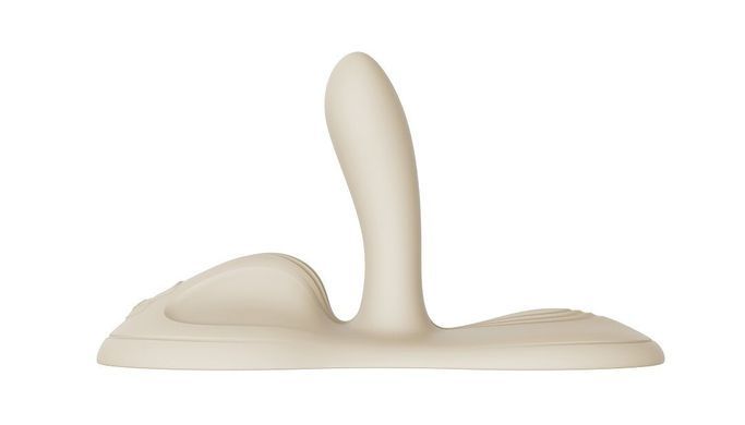 Sit-on-top смарт-вібратор Zalo &ndash; Flora Smart Vibrating Pad Ivory White, білий
