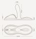Sit-on-top смарт-вібратор Zalo &ndash; Flora Smart Vibrating Pad Ivory White, білий