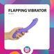 Вібратор Good Vibes Only - Flax Vibrating Dildo with G-Spot Stimulator, фіолетовий