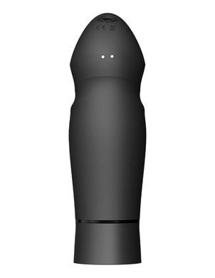 Компактна смарт секс-машина Zalo &ndash; Sesh Obsidian Black, 2 насадки, пульт ДК, кристал Swarovski