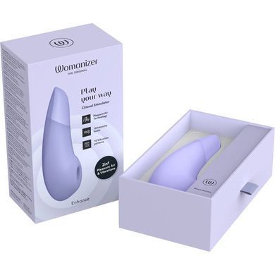 Вакуумный клиторальный стимулятор Womanizer Enhance Lilac, фиолетовый