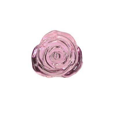 Скляна анальна пробка Pillow Talk – Rosy- Luxurious Glass Anal Plug