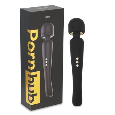 Вибромассажер wand с тремя насадками Pornhub Spell Wand Set, мощный