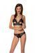Комплект: бралет з ажурним ліфом та відкритими трусиками Christa Set with Open Bra black XXL/XXXL &mdash;, Черный
