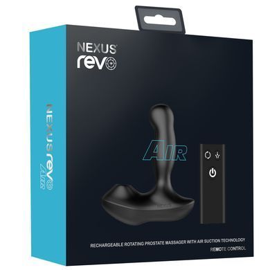 Масажер простати Nexus Revo Air, чорний