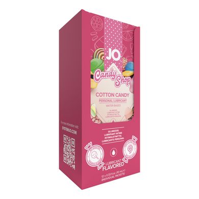 Набір лубрикантів Foil Display Box – JO H2O Lubricant – Cotton Candy – 12 x 10ml