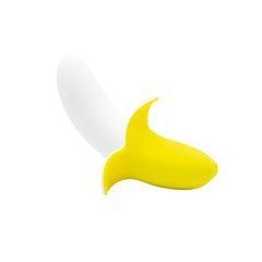 Вибратор-банан Banana Bliss Mini Silicone Vibrator, желтый