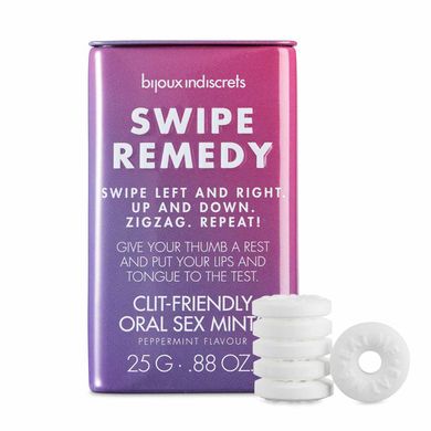 М'ятні цукерки Bijoux Indiscrets Swipe Remedy – clitherapy oral sex mints