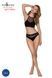 Спортивний топ з прозорою вставкою Passion PS006 TOP black, size S