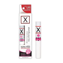 Стимулюючий бальзам для губ унісекс Sensuva - X on the Lips Bubble Gum з феромонами, жуйка
