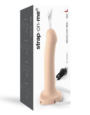 Кінчающий фалоімітатор   Strap-On-Me Dildo Cum тілесний