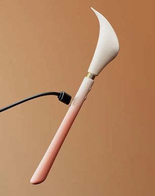 Розкішний вібромасажер Zalo &ndash; Calla Blossom Pink, двосторонній, 2 мотори