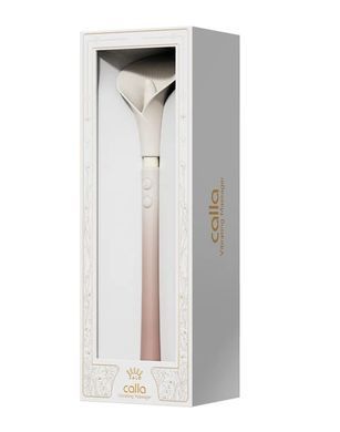 Розкішний вібромасажер Zalo &ndash; Calla Blossom Pink, двосторонній, 2 мотори