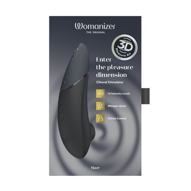 Вакуумный клиторальный стимулятор Womanizer Next черный