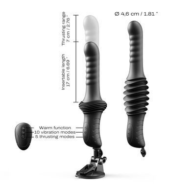 Пульсатор з вібрацією Dorcel Deep Orgasm, чорний