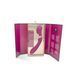 Вібромасажер Shunga Zoa Raspberry, двосторонній, малиновий