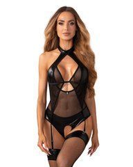 Боди Obsessive Dominna crotchless teddy L/XL
