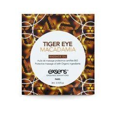 Масажна олія Exsens Tiger Eye Macadamia - тигрове око і макадамія, 3 мл