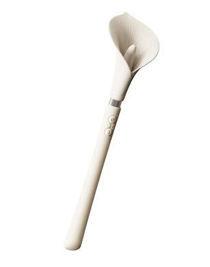 Розкішний вібромасажер Zalo &ndash; Calla Ivory White, двосторонній, 2 мотори