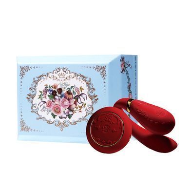 Смартвібратор для пар Zalo Fanfan set Bright Red, червоний