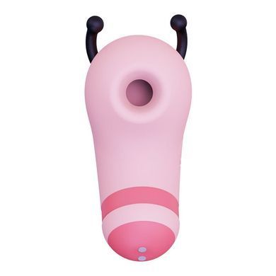 Вакуумний стимулятор із мікрострумами CuteVibe Beebe рожевий, на палець