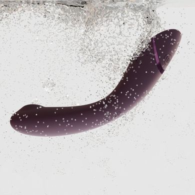 Вакуумный стимулятор для точки G и клитора с вибрацией Womanizer OG Aubergine баклажан