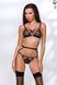 Стрінги зі стреп MEGGY THONG black L/XL - Passion Exclusive