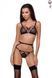 Стрінги зі стреп MEGGY THONG black L/XL - Passion Exclusive