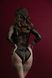 Сбруя с цепью и фиксаторами Feral Feelings Harness with Cuffs Black