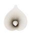 Розкішний вібромасажер Zalo &ndash; Calla Ivory White, двосторонній, 2 мотори