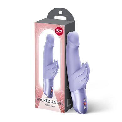 Вібратор-кролик Fun Factory Wicked Angel Purple, бузковий