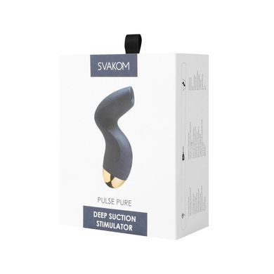 Вакуумний стимулятор Svakom Pulse Pure Navy синій