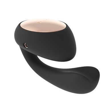 Смарт-вібратор LELO Ida Wave Black, вагінально-кліторальний, чорний
