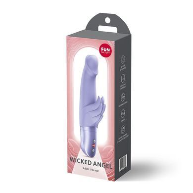 Вібратор-кролик Fun Factory Wicked Angel Purple, бузковий