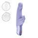 Вібратор-кролик Fun Factory Wicked Angel Purple, бузковий
