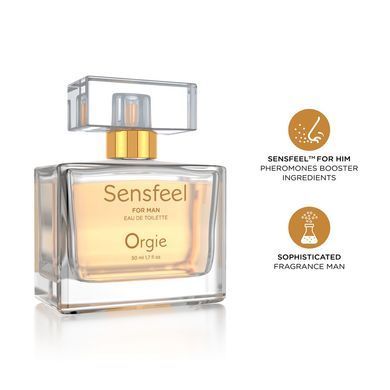 Мужские духи с феромонами Orgie &ndash; Sensfeel for Man (50 мл), цитрусово-древесный аромат