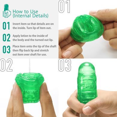 Унисекс-стимулятор Tenga UNI Emerald, зеленый