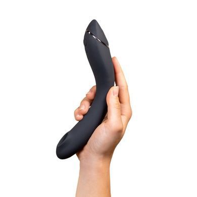 Вакуумний стимулятор для точки G та клітора з вібрацією Womanizer OG сірий