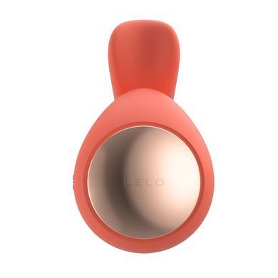 Смарт-вібратор LELO Ida Wave Coral Red, вагінально-кліторальний, помаранчевий