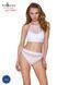 Спортивний топ з прозорою вставкою Passion PS006 TOP white, size S