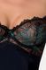 Сорочка приталенная с чашечками FLORIS CHEMISE black L/XL - Passion Exclusive, трусики