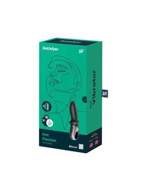 Анальный смарт-вибратор с подогревом Satisfyer Hot Passion, черный