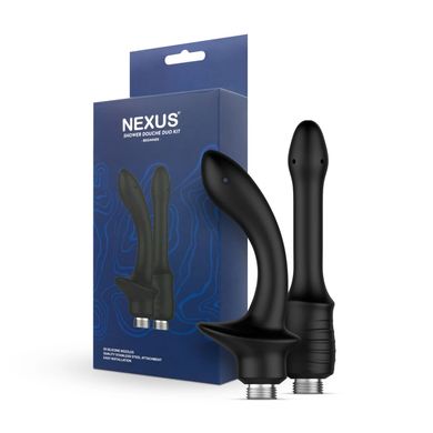 Набір насадок для анального душу Nexus BEGINNER Shower Douche Duo Kit - Black