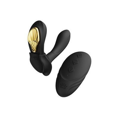 Смарт-вибратор в трусики Zalo - AYA Obsidian Black, черный
