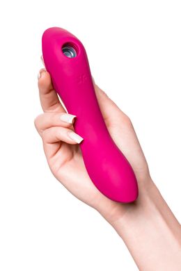 Вакуумний стимулятор із вібрацією Satisfyer Curvy Trinity 3 Red