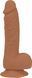 Фалоімітатор ADDICTION Steven 7.5" Silicone Dong Caramel, віброкуля в подарунок