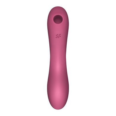 Вакуумний стимулятор із вібрацією Satisfyer Curvy Trinity 3 Red